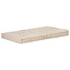 vidaXL hynde til pallesofa 120x80x10 cm bomuld beige