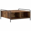 vidaXL Sofabord Gammelt tr&aelig; 90 x 90 x 41 cm Konstrueret tr&aelig;