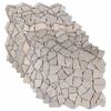 vidaXL Mosaik Fliser Cremefarvet 30 x 30 cm Marmor