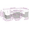 vidaXL sofas&aelig;t til haven 9 dele med hynder polyrattan beige