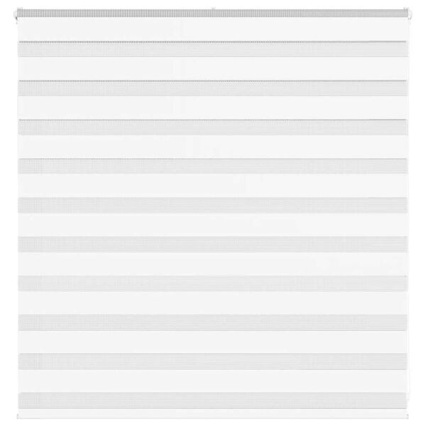 vidaXL zebragardin hvid 150x100 cm stofbredde 145,9 cm polyester