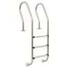 vidaXL poolstige 3 trin rustfrit st&aring;l 304 120 cm