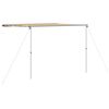 vidaXL solsejl til campingvogn 3x2,5x2,15 m beige