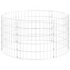 vidaXL gabions&oslash;jle &Oslash;100x50 cm galvaniseret st&aring;l rund