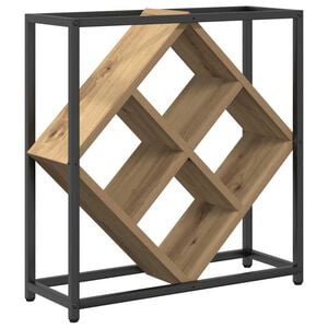 vidaXL Vinfad 16 flasker Konstrueret tr&aelig; Artisan Egetr&aelig;