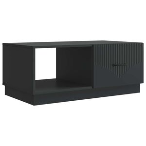 vidaXL Sofabord Sort 90 x 50 x 37 cm Konstrueret tr&aelig;