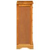 vidaXL Skuffeskab Naturfarvet 45 x 35 x 100,5 cm Massiv Mahogni