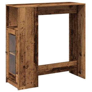 vidaXL barbord m. stativer 101x40x103,5 cm konstrueret tr&aelig; gammelt tr&aelig;