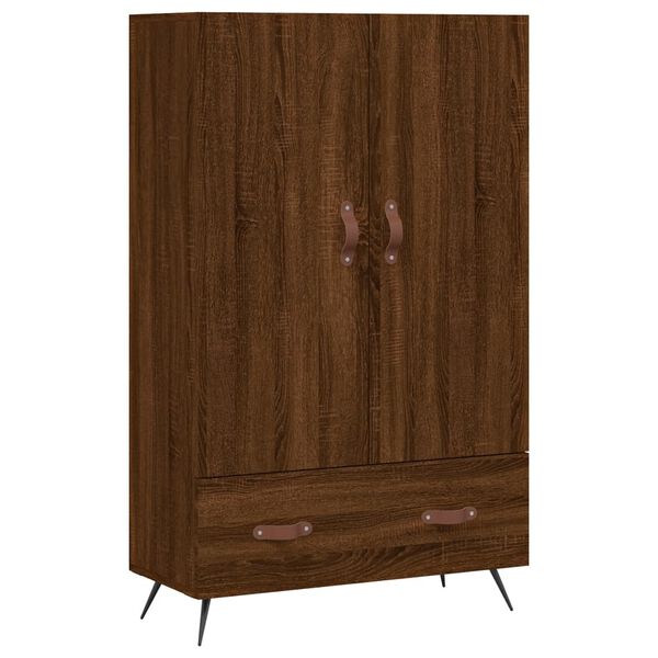 vidaXL skab 69,5x31x115 cm konstrueret tr&aelig; brun sonoma-eg