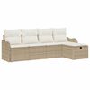 vidaXL Havesofa S&aelig;t 5 stk. Poly rattan