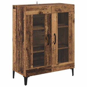 vidaXL Sideboard Gammelt tr&aelig; 69,5 x 34 x 90 cm Ingeni&oslash;rt tr&aelig; og jern