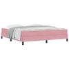 vidaXL Box spring seng med madras Lyser&oslash;d 180 x 210 cm Stof
