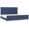 vidaXL sengeramme uden madras 200x200 cm stof bl&aring;