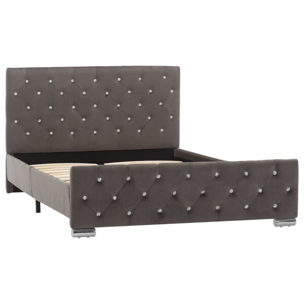 vidaXL sengestel 120x200 cm stof gr&aring;