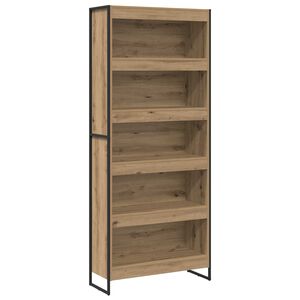 vidaXL Bogskab 80 x 30 x 189,5 cm Konstrueret tr&aelig; Artisan eg