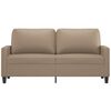 vidaXL 2-personers sofa 140 cm kunstlæder cappuccino