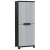 vidaXL plastskab 65x45x181 cm plastik