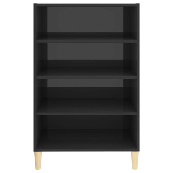 vidaXL sk&aelig;nk 57x35x90 cm konstrueret tr&aelig; gr&aring; h&oslash;jglans