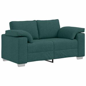 vidaXL Sofa M&oslash;rkegr&oslash;n 160 x 80 x 82 cm Stof