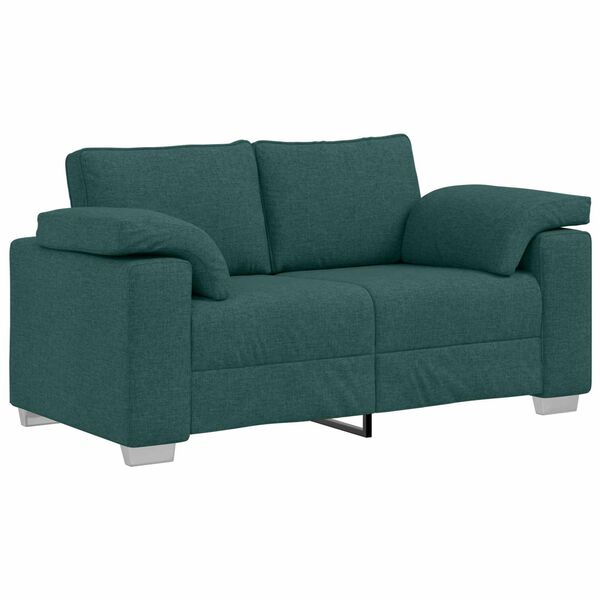 vidaXL Sofa M&oslash;rkegr&oslash;n 160 x 80 x 82 cm Stof