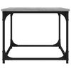 vidaXL sofabord 80x50x40 cm konstrueret tr&aelig; og jern gr&aring; sonoma-eg