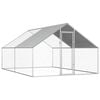 vidaXL udend&oslash;rs h&oslash;nsebur 2,75x4x1,92 m galvaniseret st&aring;l