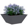 vidaXL Have Blomsterkrukke 5 pcs Antracit 35 x 35 x 15 cm