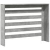 vidaXL radiatorskjuler 104x20x82 cm konstrueret træ betongrå