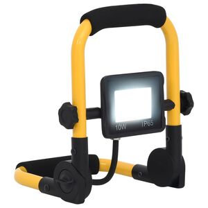 vidaXL LED-projekt&oslash;r med h&aring;ndtag 10 W kold hvid