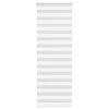 vidaXL zebragardin hvid 70x200 cm stofbredde 65,9 cm polyester