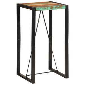 vidaXL barbord 60x55x110 cm massivt genbrugstr&aelig;