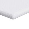 vidaXL Madras topper Hvid 140 x 190 cm Jacquard Stof