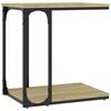 vidaXL sidebord 50x35x52 cm konstrueret tr&aelig; sonoma-eg