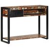 vidaXL konsolbord 100x35x75 cm massivt genbrugstr&aelig; flerfarvet