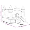 Happy Hop hoppeborg med rutsjebane 264x365x214 cm