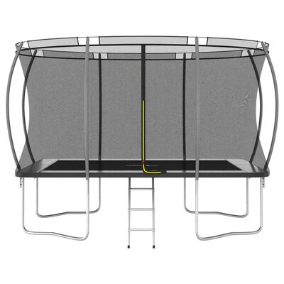 vidaXL trampolinsæt 335x244x90 cm 150 kg rektangulær