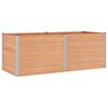 vidaXL H&oslash;jbed Brun 250 x 100 x 91 cm WPC og Aluminium