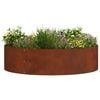 vidaXL Plante ring 5 pcs Brun 80 x 80 x 20 cm Cortenst&aring;l