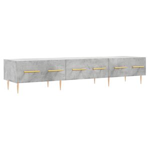 vidaXL tv-bord 150x36x30 cm konstrueret tr&aelig; betongr&aring;
