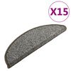vidaXL 15 stk. trappem&aring;tter 65x21x4 cm antracitgr&aring;