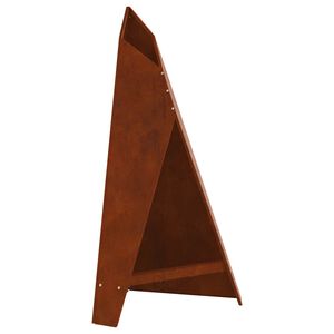 vidaXL B&aring;lsted Brun 58 x 40 x 100 cm Cortenst&aring;l