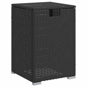 vidaXL gasflaskeskjuler 40x40x60 cm polyrattan sort