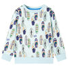 Sweatshirt til b&oslash;rn str. 140 bl&aring;meleret