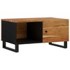 vidaXL sofabord 80x50x40 cm massivt akacietr&aelig; og konstrueret tr&aelig;