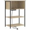 vidaXL Natskab Sonoma eg 55 x 31 x 76 cm Konstrueret tr&aelig;