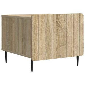 vidaXL Sofabord med skuffe Sonoma-eg 49 x 50 x 42 cm Konstrueret tr&aelig;