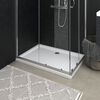 vidaXL Brusebunde 70 x 100 x 4 cm ABS
