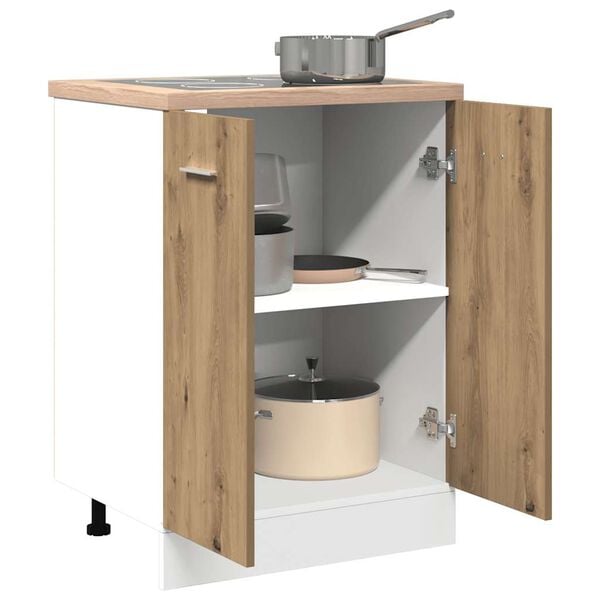 vidaXL underskab "Lyon" h&aring;ndlavet eg 60x46x81,5 cm konstrueret tr&aelig;