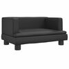 vidaXL sofa til b&oslash;rn 60x40x30 cm kunstl&aelig;der sort