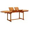 vidaXL havebord (160-240)x100x75 cm massivt akacietr&aelig;